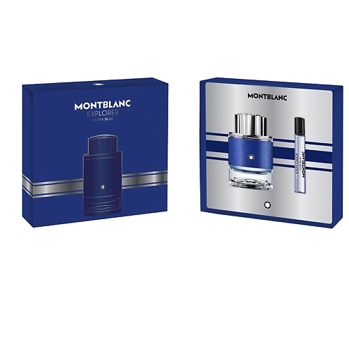 Набор парфюмерии MONTBLANC Подарочный набор мужской EXPLORER ULTRA BLUE набор парфюмерии parfums genty подарочный набор ambasador in aqua blue