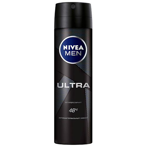 Дезодорант-спрей NIVEA MEN Дезодорант-антиперспирант спрей ULTRA дезодорант антиперспирант спрей антибактериальный эффект nivea men ultra carbon 150 мл