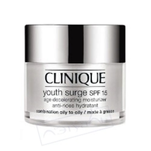 

CLINIQUE Увлажняющий крем для лица, сохраняющий молодость кожи Youth Surge SPF 15 Age Decelerating Moisturizer для жирной кожи, Увлажняющий крем для лица, сохраняющий молодость кожи Youth Surge SPF 15 Age Decelerating Moisturizer для жирной кожи