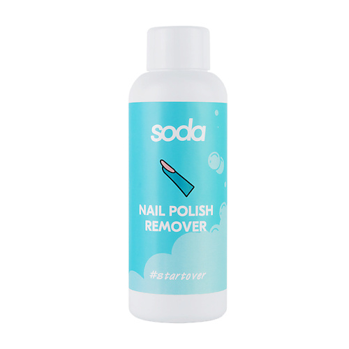 Жидкость для снятия лака SODA Жидкость для снятия лака nail polish remover #startover 001