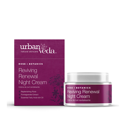 

URBAN VEDA Крем для лица ночной обновляющий и восстанавливающий, Крем для лица ночной обновляющий и восстанавливающий