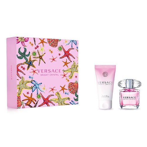 VERSACE Подарочный набор женский BRIGHT CRYSTAL пакет а5 23 18 10 bright birthday нейтр бум мат ламинат ассорти