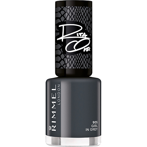 

RIMMEL Лак для ногтей 60 секунд RITA SHADES OF BLACK, Лак для ногтей 60 секунд RITA SHADES OF BLACK