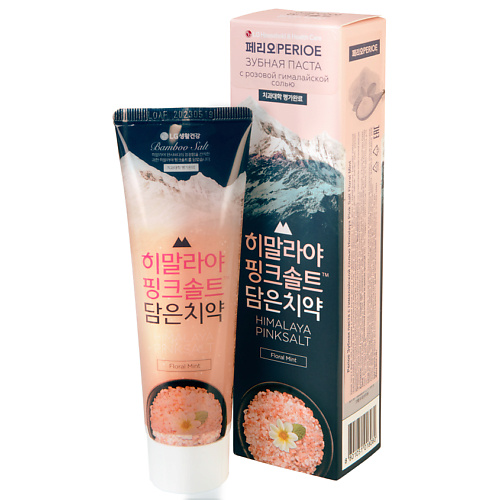 PERIOE Зубная паста с гималайской солью Himalaya Pink Salt Floral Mint зубная паста на основе розовой гималайской соли