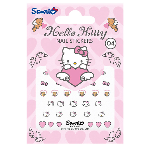 

HELLO KITTY Наклейки на ногти, Наклейки на ногти