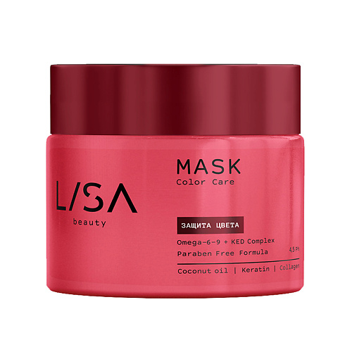 Маска для волос LISA Маска для волос Color Care, защита цвета маска для волос lisa маска для волос recovery care восстановление и блеск