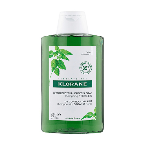 KLORANE Шампунь с органическим экстрактом Крапивы Oil Control Shampoo