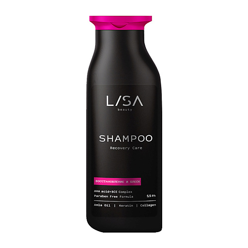 Шампунь для волос LISA Шампунь Recovery Care, восстановление и блеск цена и фото