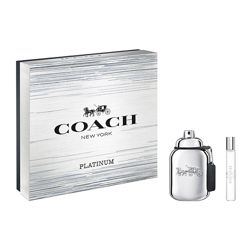 COACH Подарочный набор мужской PLATINUM сделанопчелой набор бальзамов для губ с пчелиным воском мелисса и грейпфрут