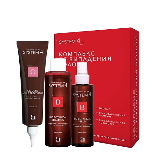 

SYSTEM4 Комплекс от выпадения волос СТАНДАРТ, Комплекс от выпадения волос СТАНДАРТ
