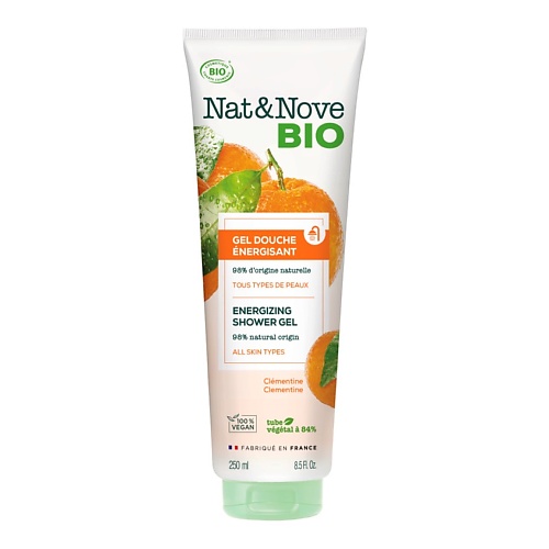 Гель для душа KERANOVE Бодрящий гель для душа Nat & Nove Bio Shower Gel цена и фото