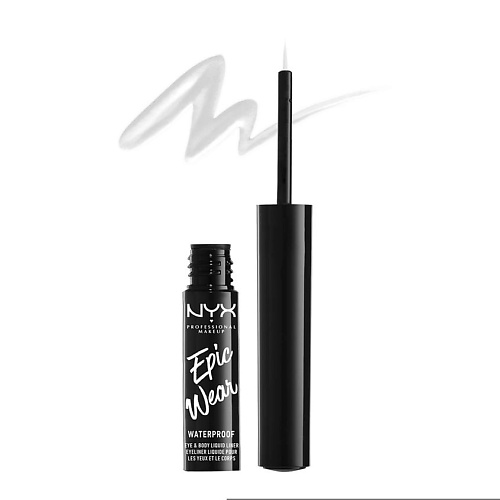 NYX Professional Makeup Водостойкий матовый лайнер для глаз EPIC WEAR EYE & BODY LIQUID LINER