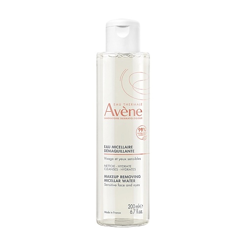 AVENE Мицеллярный лосьон для снятия макияжа Makeup Removing Micellar Water makeup eraser салфетка для снятия макияжа розовая