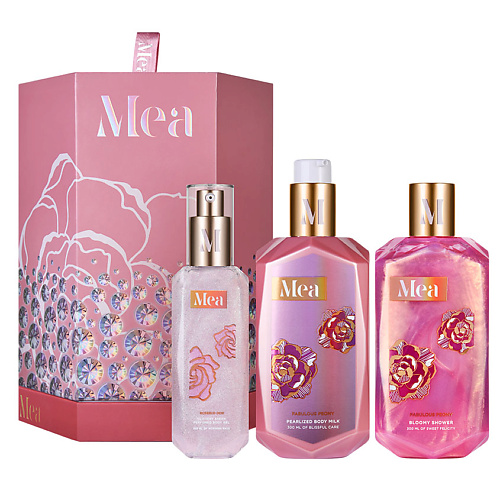Набор средств для ванной и душа MEA Набор Обворожительный пион Fabulous Peony свеча pink peony розовый пион smell