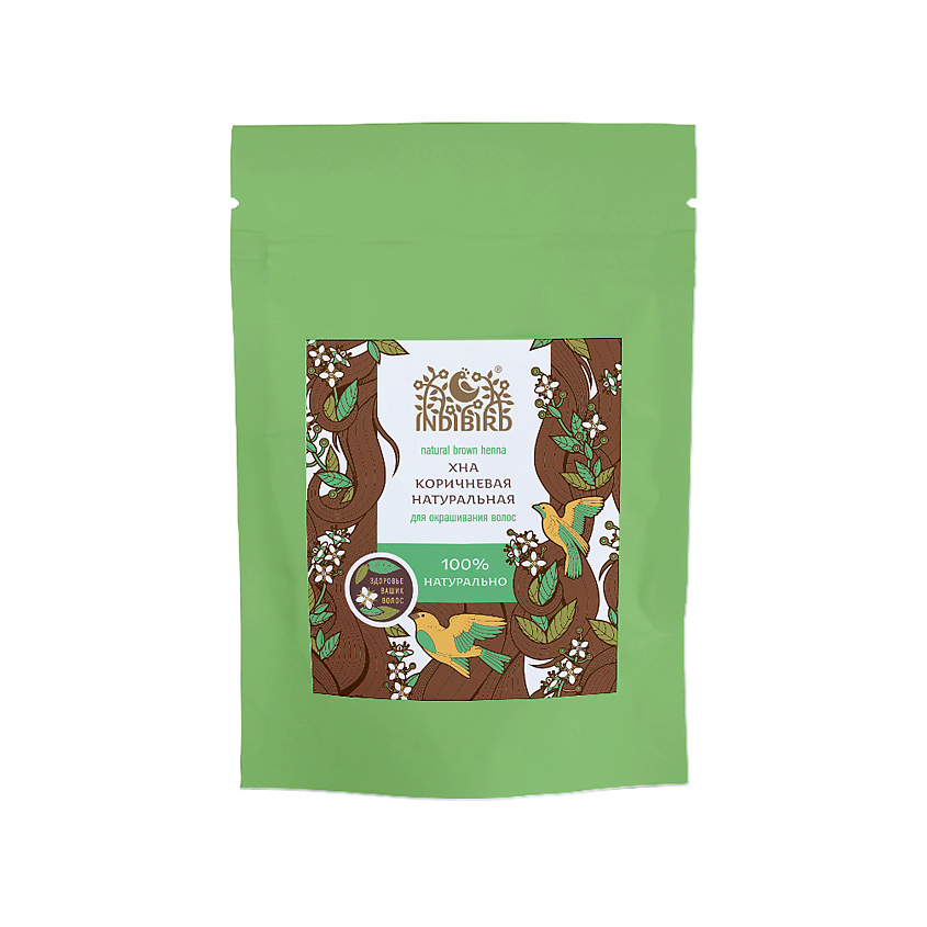 INDIBIRD Хна коричневая натуральная Natural Brown Henna купить по ...