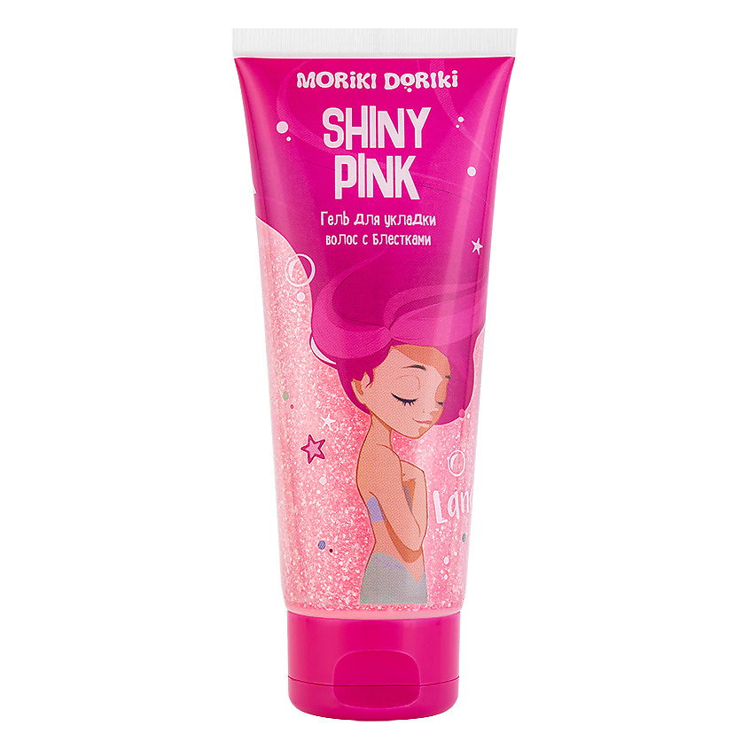 MORIKI DORIKI Гель для укладки волос c блестками SHINY PINK LANA купить ...