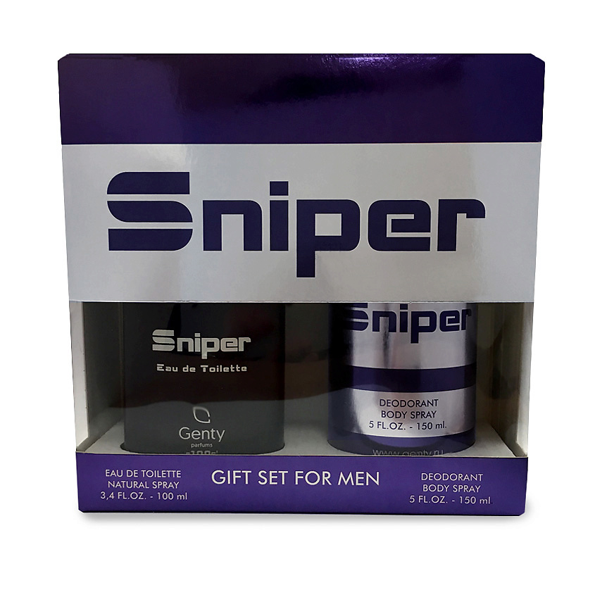 PARFUMS GENTY Подарочный набор SNIPER купить по низким ценам в ЛЭТУАЛЬ