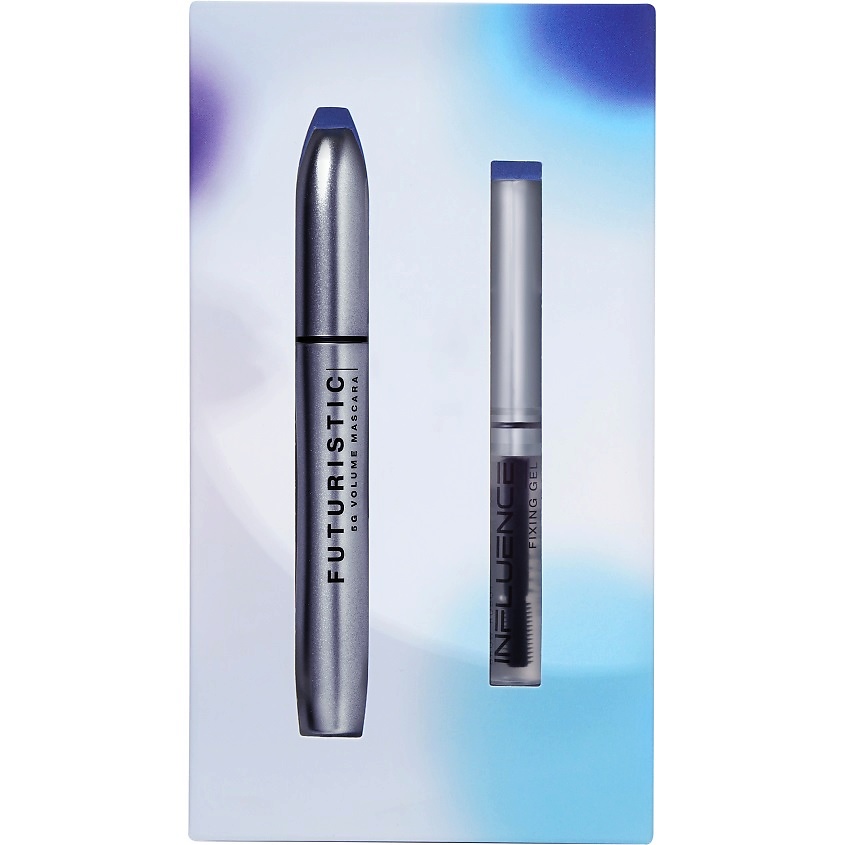 INFLUENCE BEAUTY Подарочный набор Тушь для ресниц FUTURISTIC + Гель для ...