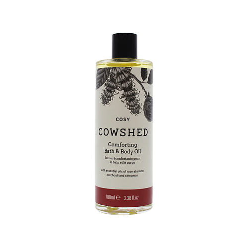 COWSHED Масло для тела успокаивающее с розой, пачули и корицей Cosy Comforting Bath and Body Oil