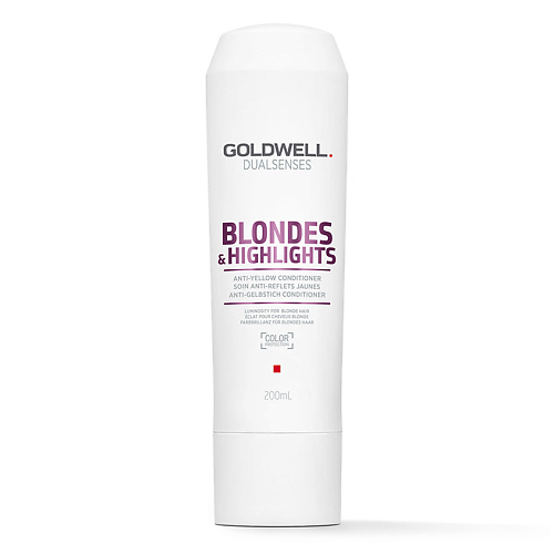 GOLDWELL Кондиционер для осветленных и мелированных волос Dualsenses Blondes & Highlights Anti-Yellow Conditioner l oréal paris стойкая краска для волос préférence cool blondes