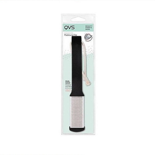 Пилка для ногтей QVS Металлическая шлиф пилка для ног пилка для ногтей qvs набор для маникюра пилка и палочки