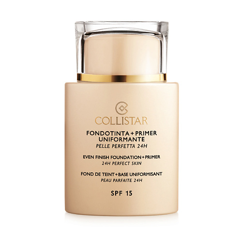 COLLISTAR База под макияж и тональное средство Even Finish Foundation + Primer SPF 15