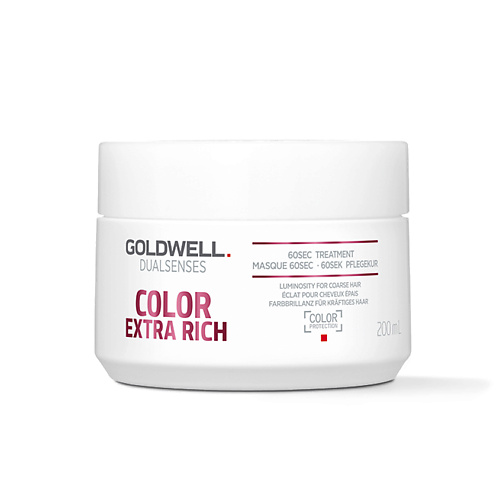 GOLDWELL Маска для окрашенных волос питательная Dualsenses Color Extra Rich 60 Sec Treatment краска для волос goldwell