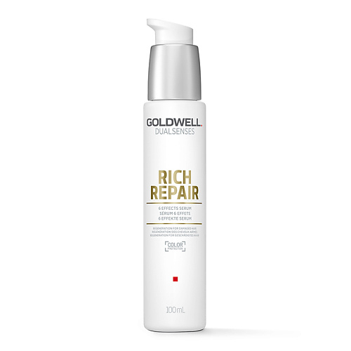 GOLDWELL Сыворотка для волос 6-ступенчатого действия Dualsenses Rich Repair 6 Effects Serum goldwell сыворотка спрей для осветленных и мелированных волос dualsenses blondes