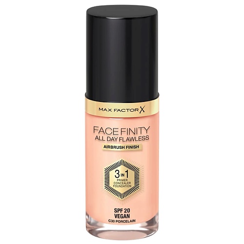 MAX FACTOR Тональная основа Facefinity All Day Flawless 3 В 1