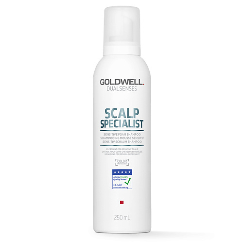 Шампунь для волос GOLDWELL Шампунь для чувствительной кожи головы Dualsenses Scalp Specialist Sensitive Foam Shampoo goldwell dualsenses scalp specialist спрей против выпадения волос 125 мл спрей