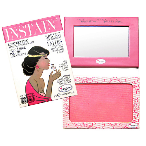 thebalm румяна big mama Румяна THEBALM Стойкие компактные румяна INSTAIN