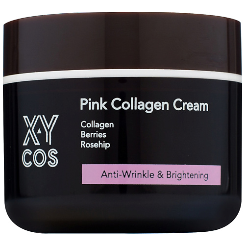 XYCOS Крем для лица органический антивозрастной с коллагеном Pink Collagen ампула deoproce розовая для повышения уровня коллагена pink collagen boosting ampoule