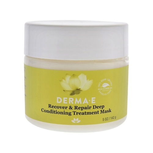 Маска для волос DERMA-E Маска для волос увлажняющая Recover & Repair Deep Conditioning Treatment Mask интенсивная питательная маска для волос nutricurls deep treatment for waves