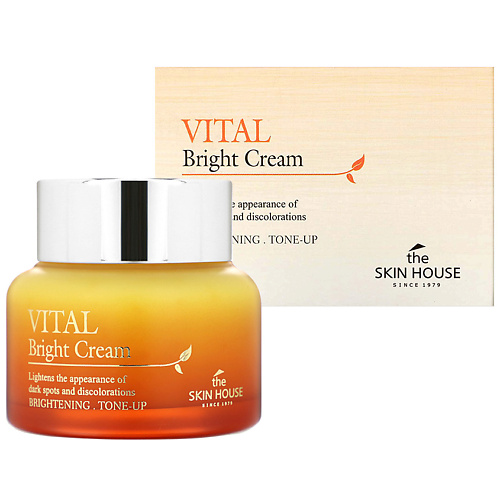 Крем для лица THE SKIN HOUSE Крем для лица для сияния кожи Vital Bright витаминизированный осветляющий крем для лица vital bright cream 50мл