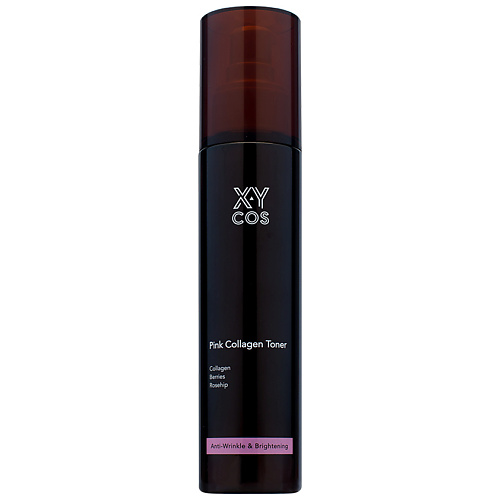 XYCOS Тонер для лица органический антивозрастной с коллагеном Pink Collagen xycos крем для лица органический питательный с прополисом vita propolis
