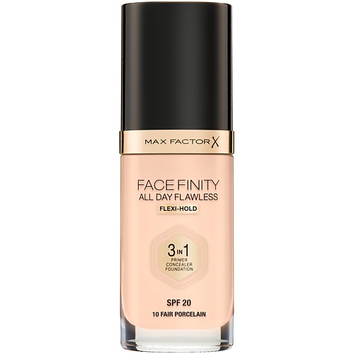 

MAX FACTOR Тональная основа Facefinity All Day Flawless 3 В 1, Тональная основа Facefinity All Day Flawless 3 В 1