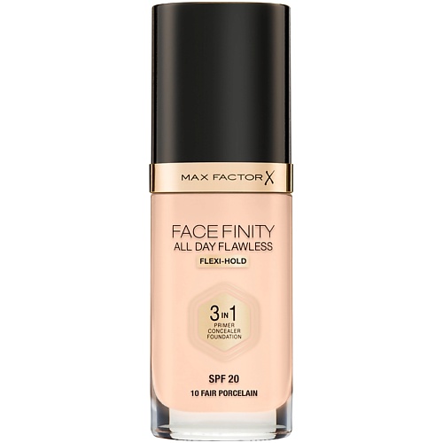 MAX FACTOR Тональная основа Facefinity All Day Flawless 3 В 1