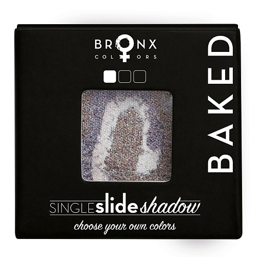 BRONX COLORS Тени для век Single Slide Baked Shadow live in colors