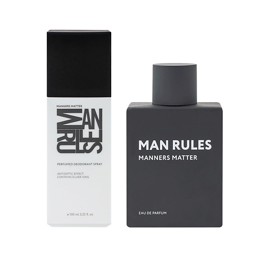 карточки для скрапбукинга с высечками man rules 11 × 16 см Набор парфюмерии MAN RULES Набор Manners Matter для мужчин