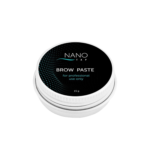 Фиксатор для бровей NANO TAP Паста для бровей Brow Paste cc brow паста корректирующая для бровей brow paste белый 15 мл 15 г 1 уп