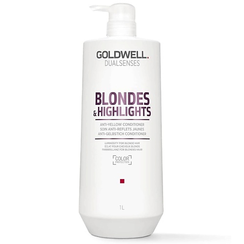 

GOLDWELL Кондиционер для осветленных и мелированных волос Dualsenses Blondes & Highlights Anti-Yellow Conditioner, Кондиционер для осветленных и мелированных волос Dualsenses Blondes & Highlights Anti-Yellow Conditioner