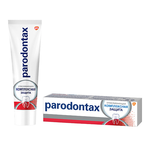 PARODONTAX Зубная паста Комплексная Защита Отбеливающая white secret отбеливающая зубная паста gold 75