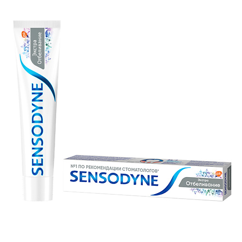 SENSODYNE зубная паста Экстра отбеливание arepo зубная паста в таблетках отбеливание ultra 55