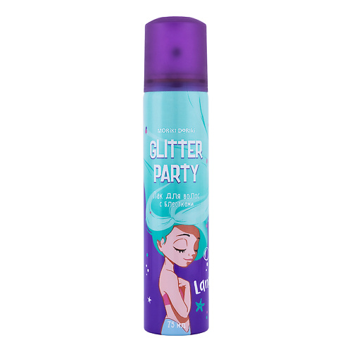 MORIKI DORIKI Лак для волос с блестками детский Glitter Party Lana