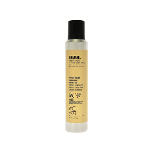 цена Лак для укладки волос AG HAIR COSMETICS Лак для волос с эффектом сияния Firewall Argan Shine & Flat Iron Spray