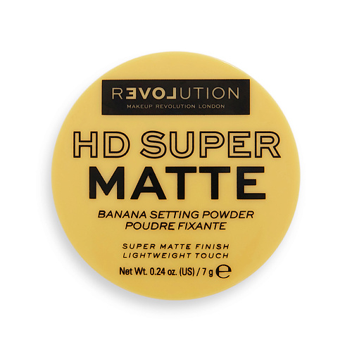 RELOVE REVOLUTION Пудра для лица рассыпчатая HD SUPER MATTE SETTING POWDER защитная пудра с кистью золото powder me spf30 refillable brush golden