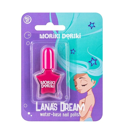 макияж для детей moriki doriki набор лаков pink dream Лак для ногтей MORIKI DORIKI Лак для ногтей Lana's Dream