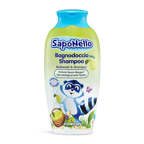 SAPONELLO Средство для купания и мытья головы Груша saponello средство для купания и мытья головы сахарная вата