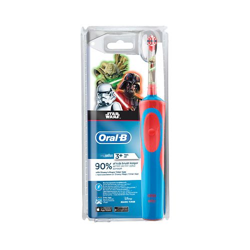 

ORAL-B Детская электрическая зубная щетка Oral-B StagesPower StarWars, Детская электрическая зубная щетка Oral-B StagesPower StarWars