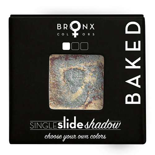 Тени для век BRONX COLORS Тени для век Single Slide Baked Shadow цена и фото